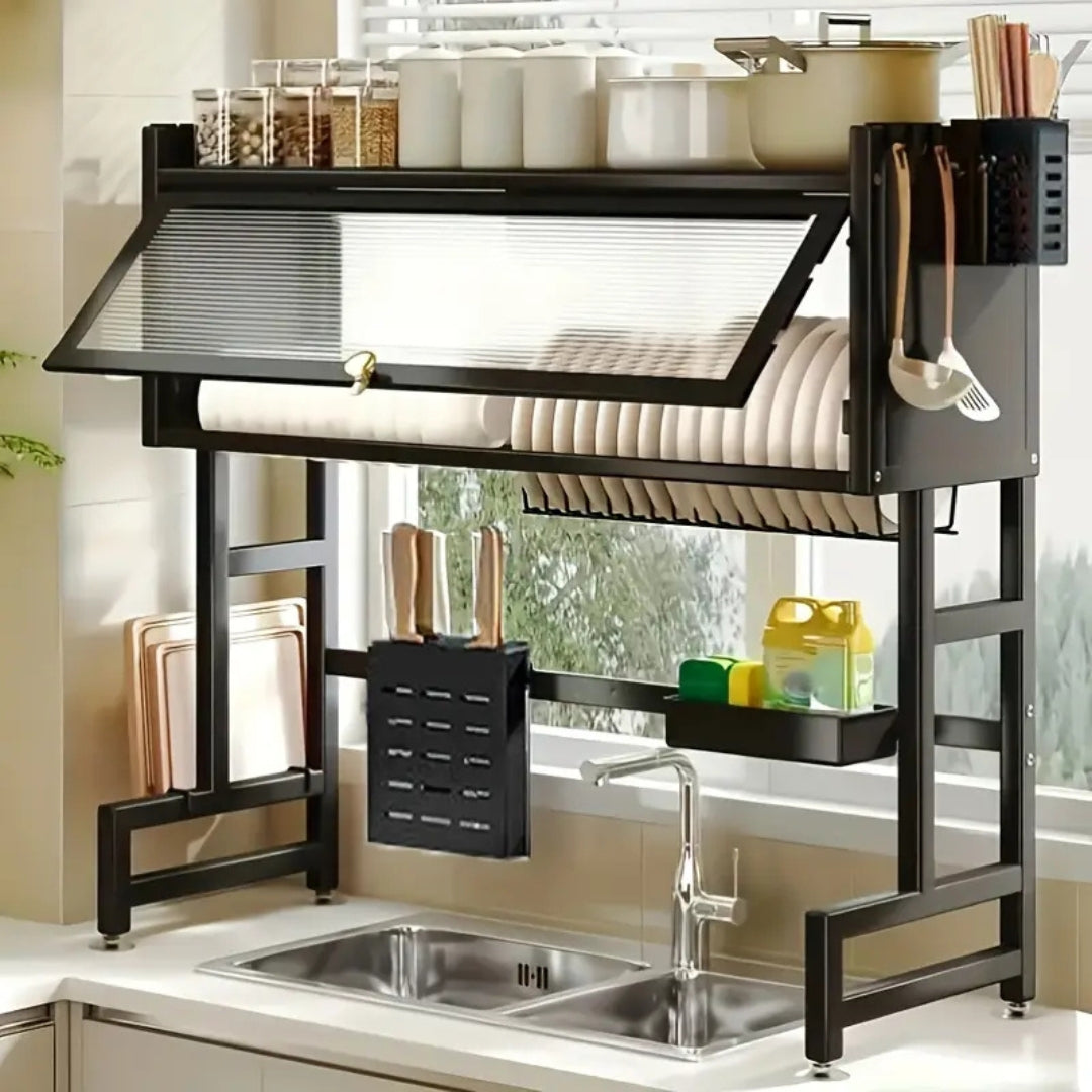 🍽️ Escurridor de Platos Multifuncional Compacto + Regalo